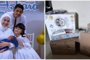 Askara anak Andin & Aldebaran banjir kado dari fans, ini 11 potretnya