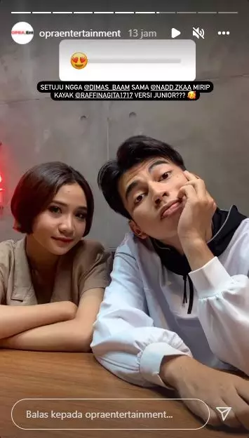 dimas ahmad ketemu kembaran gigi © Instagram