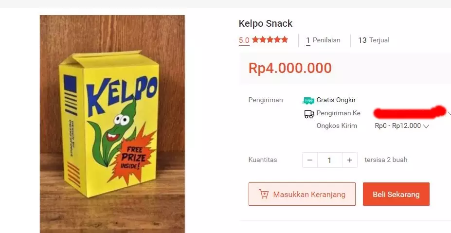benda kartun spongebob dijual online © berbagai sumber