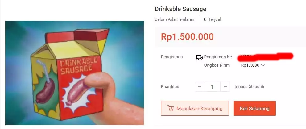benda kartun spongebob dijual online © berbagai sumber