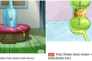 13 Benda di kartun SpongeBob ini dijual di online shop