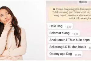 17 Chat lucu salah satu kata ini bikin yang baca gagal paham