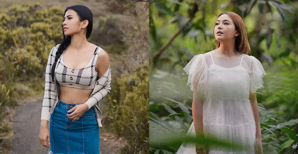 Adu gaya Maria Vania dan Amanda Manopo Instagram Adu gaya Maria Vania dan Amanda Manopo Instagram