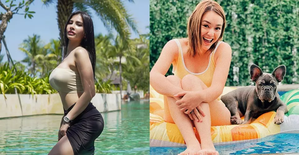 Adu gaya Maria Vania dan Amanda Manopo Instagram Adu gaya Maria Vania dan Amanda Manopo Instagram