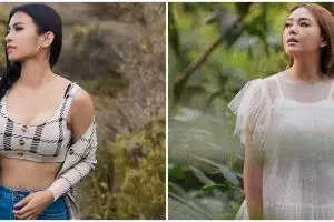 9 Adu gaya Maria Vania dan Amanda Manopo, stylish dan elegan