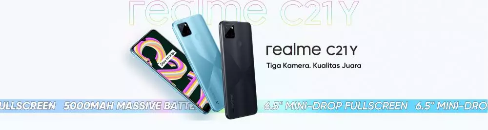 11 HP Realme Rp 1 jutaan RAM 4 GB, power baterai hingga 6000 mAh © realme.com
