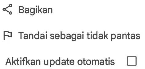 Cara hentikan pembaruan otomatis pada aplikasi Android berbagai sumber 