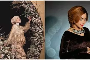 Gaya foto maternity 13 presenter, Jessica Iskandar bergaya ala Beyonce