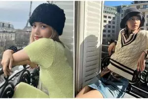 9 Gaya Lisa Blackpink liburan di Paris, tampil modis dan elegan