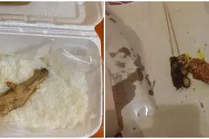 13 Momen apes orang pesan ayam, bentuknya bikin tepuk jidat