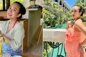 Hamil anak pertama, intip 9 momen bahagia Dea Ananda babymoon di Bali