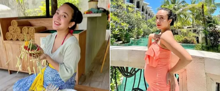 Hamil anak pertama, intip 9 momen bahagia Dea Ananda babymoon di Bali