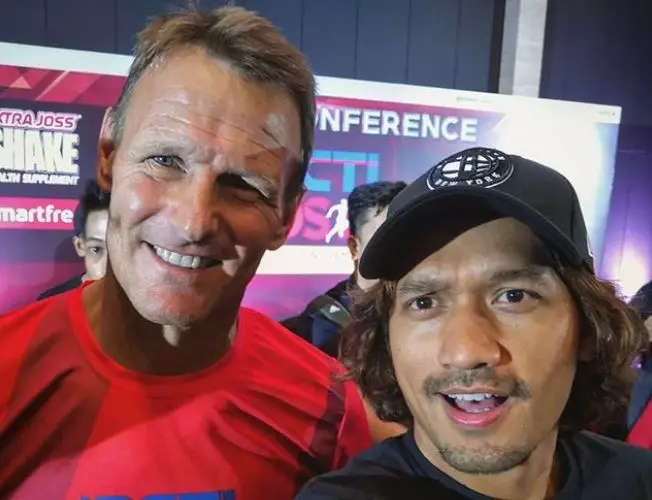 momen seleb ketemu pesepakbola dunia © berbagai sumber