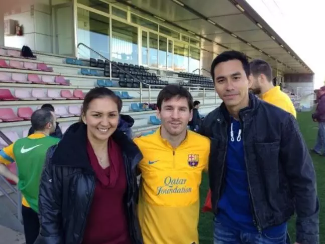 momen seleb ketemu pesepakbola dunia © berbagai sumber