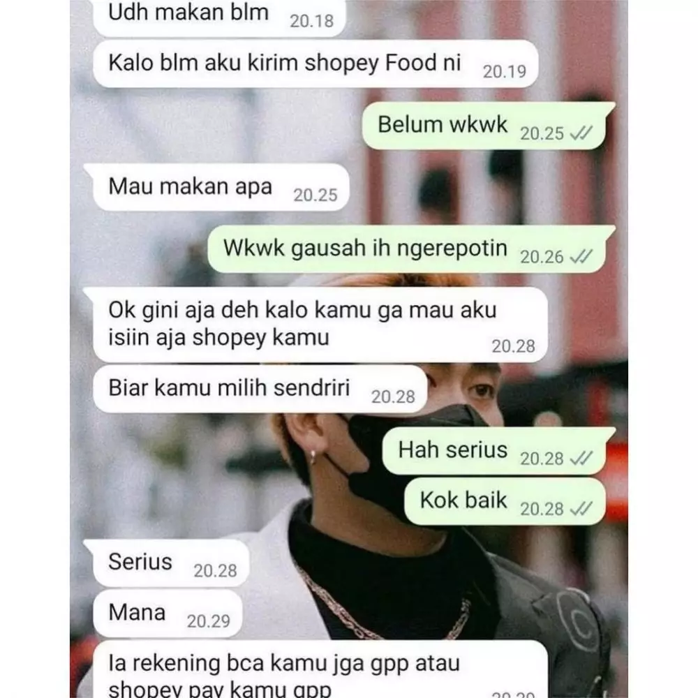 chat biar ayang senang lucu © Instagram chat biar ayang senang lucu © Instagram