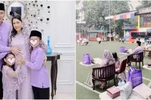 Hamil anak keempat, ini 9 momen tasyakuran 4 bulanan Aliya Rajasa