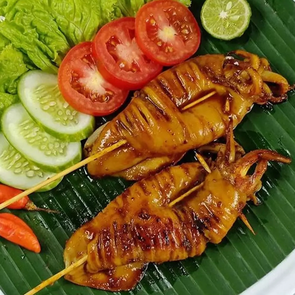 Resep dan cara membuat cumi bakar kecap, lezat cuma pakai teflon