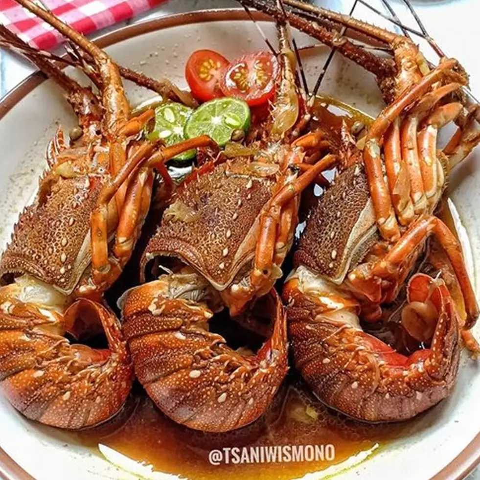 Resep lobster saus tiram ala rumahan, cocok jadi menu buat keluarga