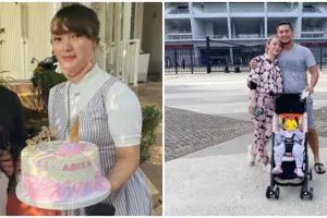 11 Momen Zaskia Gotik beri kejutan ultah ke-39 suami, sewa satu vila