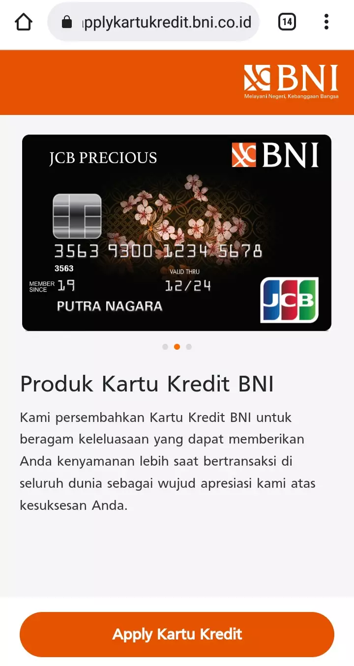Cara membuat kartu kredit BNI © 2022 brilio.net