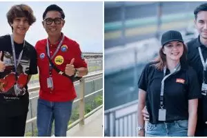 Momen 11 seleb nonton MotoGP Mandalika, Rio Dewanto temu Pecco Bagnaia