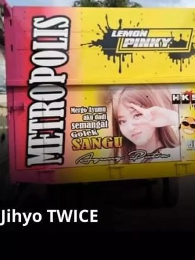 wajah idol kpop di truk © Twitter