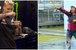 Viral aksi pawang hujan di Sirkuit Mandalika, ditiru Fabio Quartararo