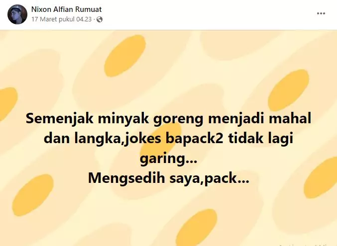 akibat minyak goreng mahal © berbagai sumber