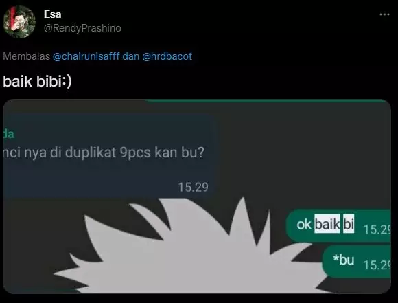 Chat typo balas pesan rekan kerja © 2022 berbagai sumber