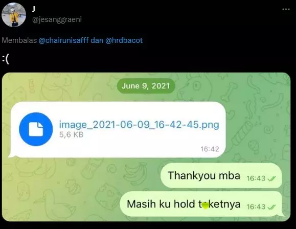 Chat typo balas pesan rekan kerja © 2022 berbagai sumber