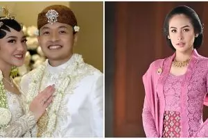 Gaya 7 seleb saat hadiri pernikahan Putri Tanjung, anggun berkebaya