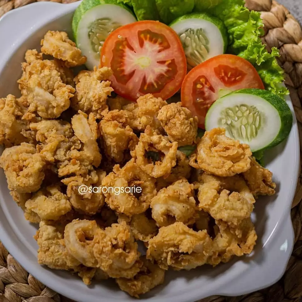 Cara membuat cumi goreng tepung, antialot dan renyah tahan lama