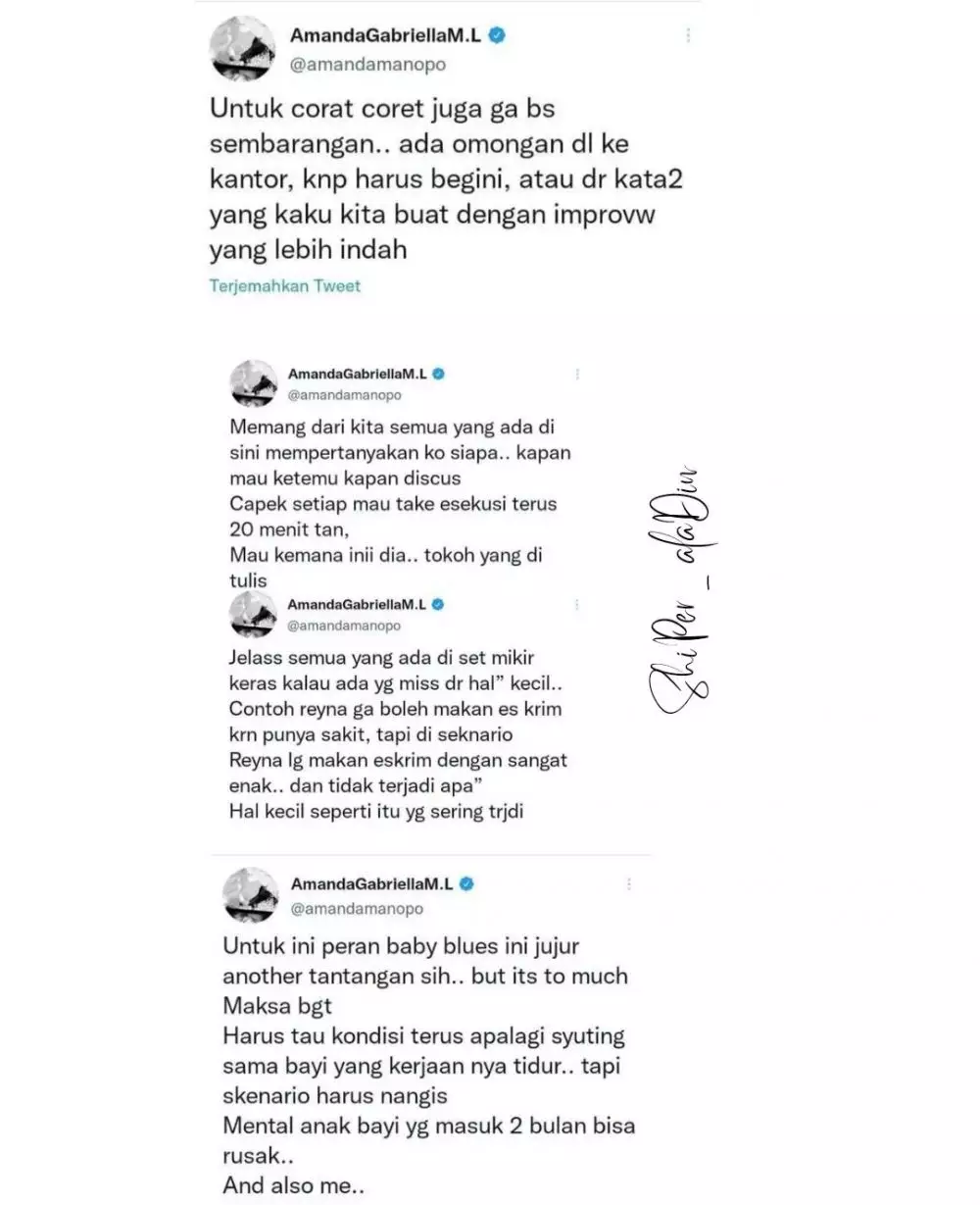 curhat amanda arya penulis baru © Instagram curhat amanda arya penulis baru © Instagram