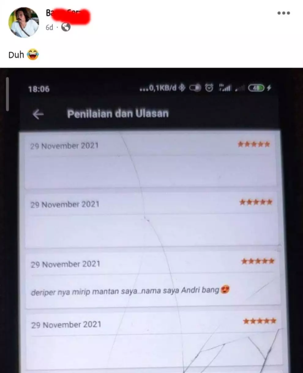 alasan beri rating bagus © Instagram