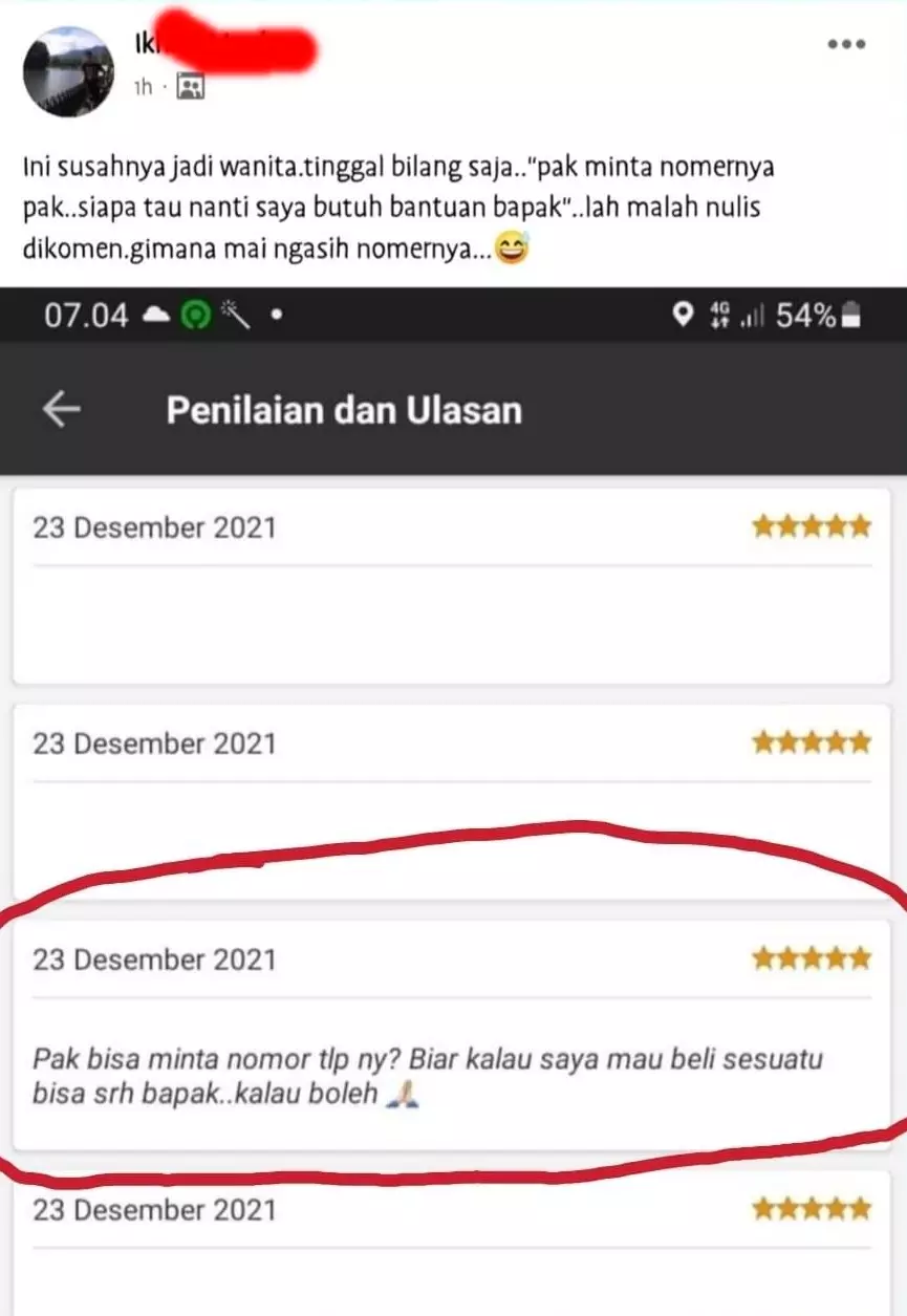 alasan beri rating bagus © Instagram