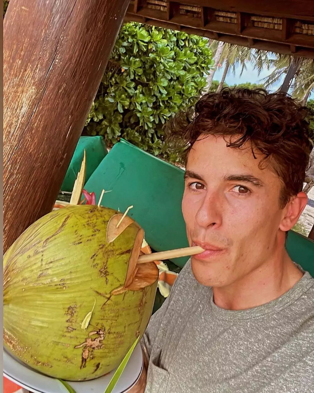 Aksi melokal Marc Marquez selama di Indonesia Instagram