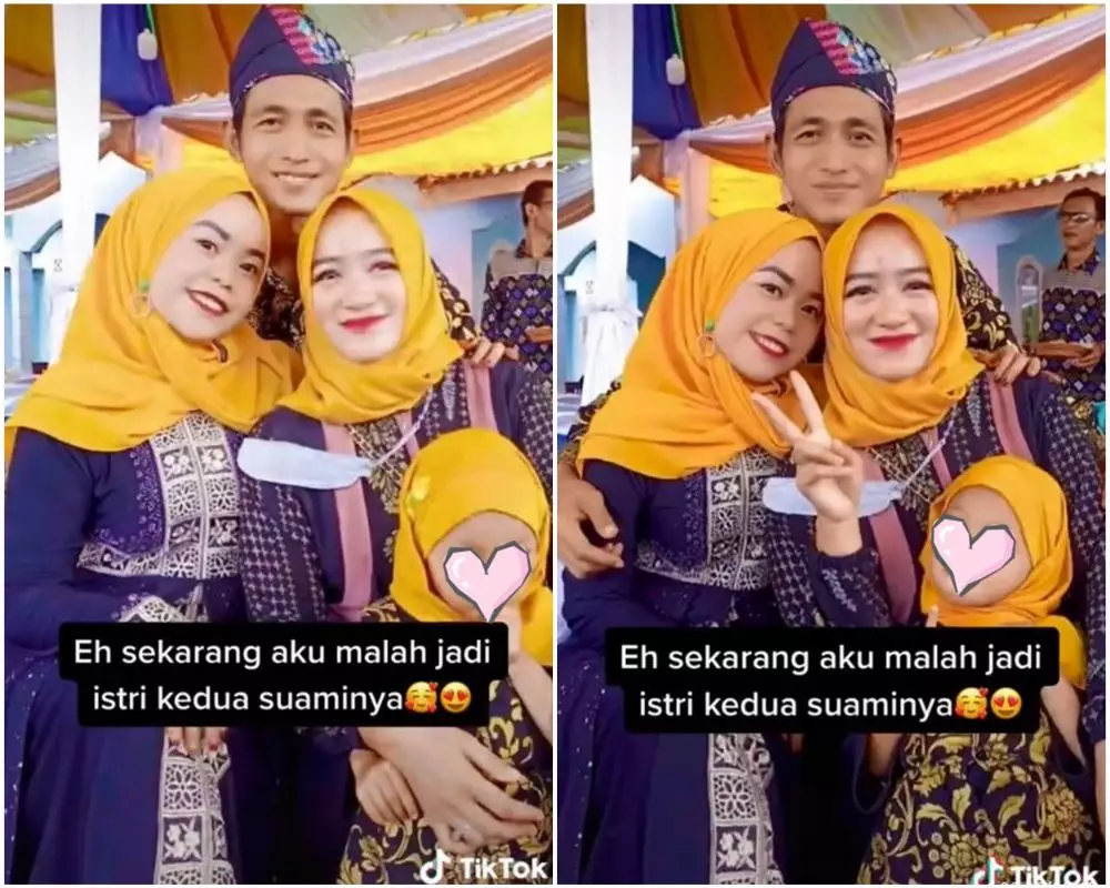 bersahabat, wanita jadi istri kedua sahabatnya © TikTok