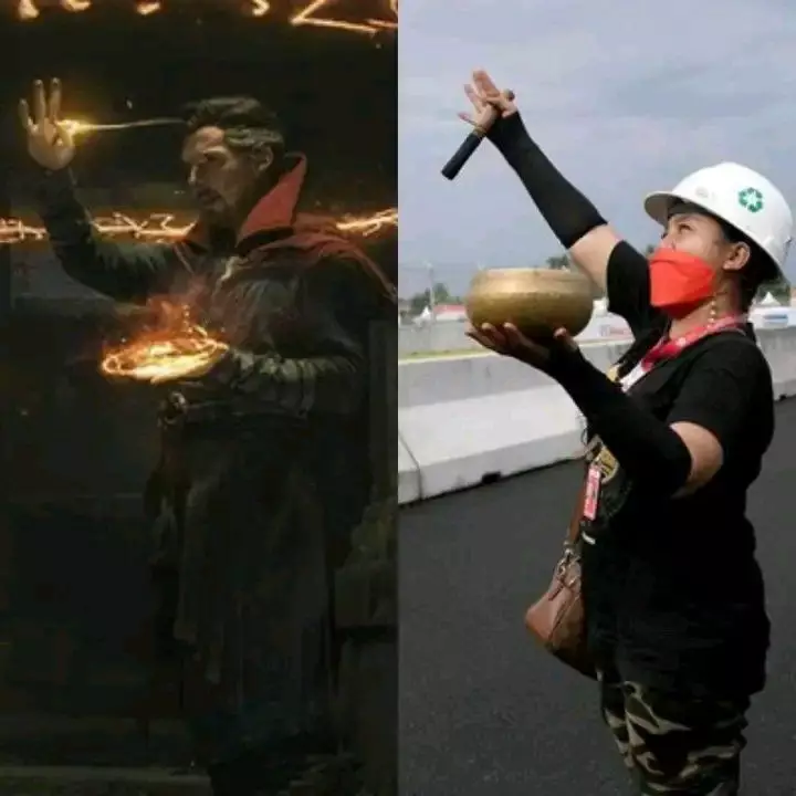 Meme pawang hujan MotoGP Mandalika © berbagai sumber