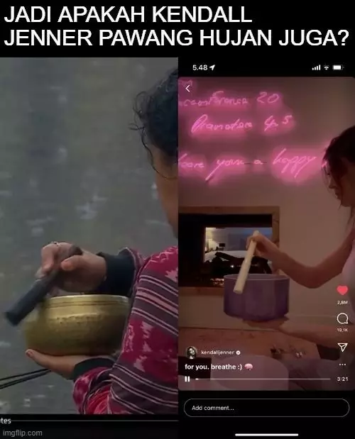 Meme pawang hujan MotoGP Mandalika © berbagai sumber