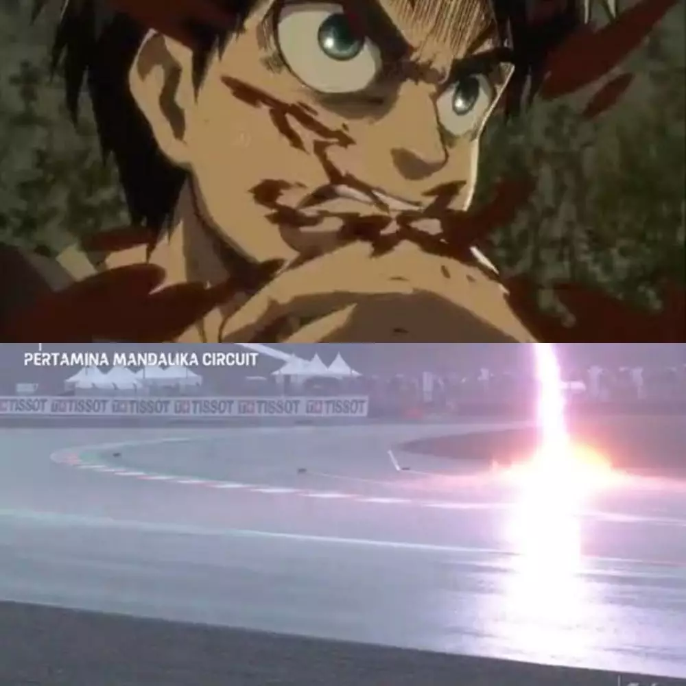 Meme pawang hujan MotoGP Mandalika © berbagai sumber