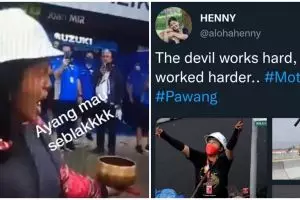 11 Meme pawang hujan MotoGP Mandalika, bikin warganet terhibur