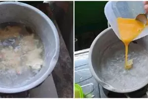 15 Potret lucu masak tanpa minyak goreng, enak nggak ya?