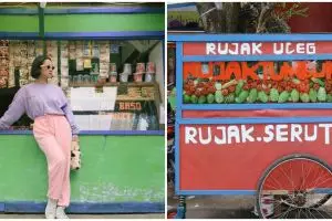 11 Potret Andien di tempat nyentrik, depan tronton hingga gerobak