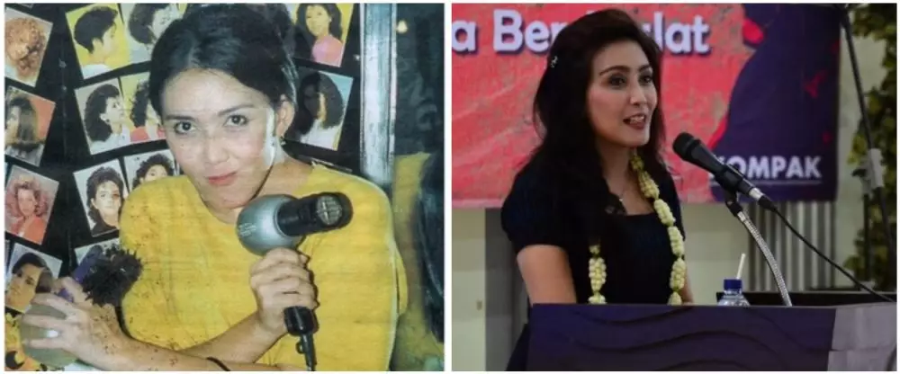 potret dulu dan kini Rieke Diah Pitaloka © berbagai sumber potret dulu dan kini Rieke Diah Pitaloka © berbagai sumber