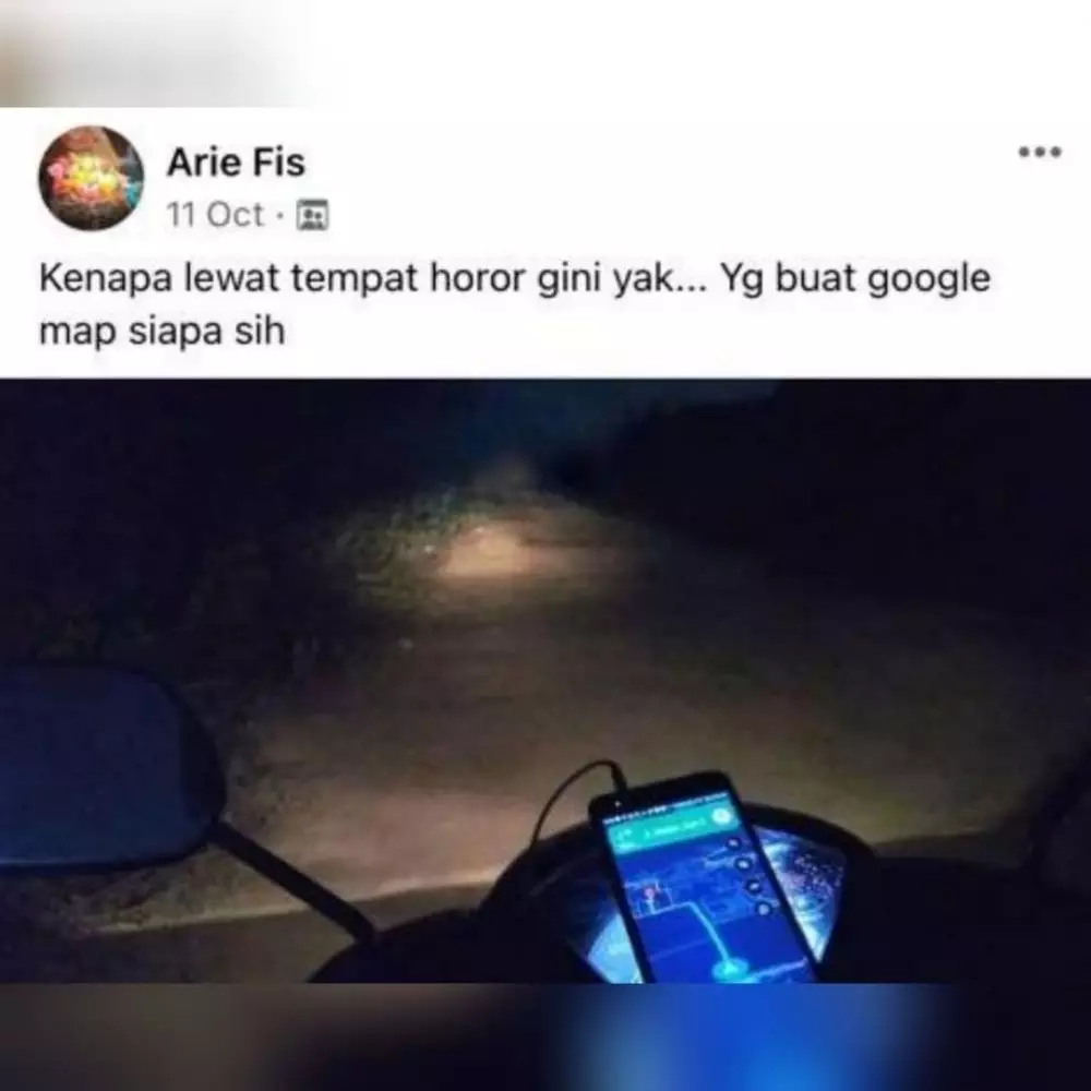 chat ojol takut hantu © berbagai sumber