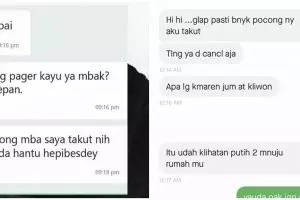 11 Chat lucu driver ojek online takut hantu ini kocak abis