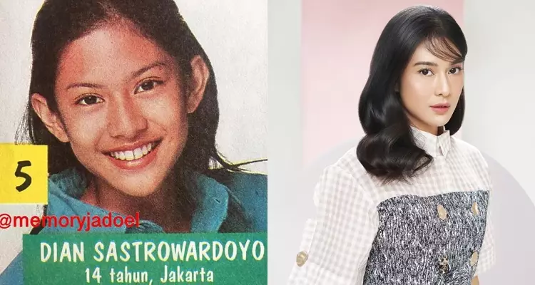 aktris usia 40-an saat remaja dan kini © berbagai sumber