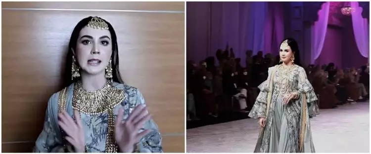 Jadi istri pejabat, 7 gaya Arumi Bachsin fashion show pakai baju India