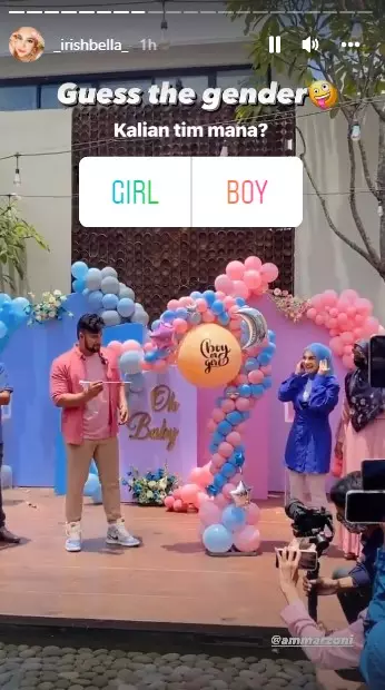 Momen syukuran kehamilan anak kedua Irish Bella berbagai sumber