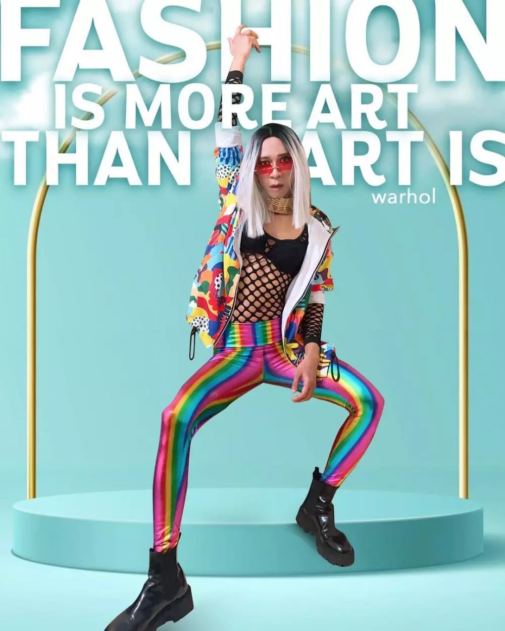 gaya nyentrik aming hadiri ulang tahun © instagram gaya nyentrik aming hadiri ulang tahun © instagram